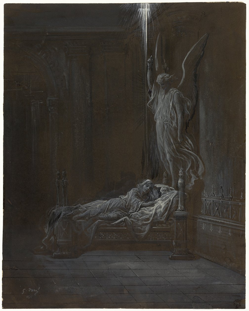 Sámuel elhívása alkotó: Gustave Dore