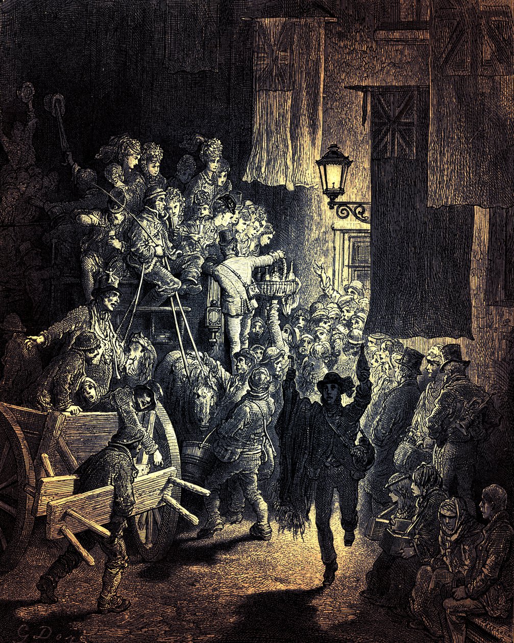 A Derby – Hazatérve, Gustave Doré alkotó: Gustave Dore