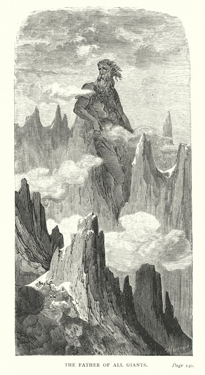 Minden óriások atyja (metszet) alkotó: Gustave Dore