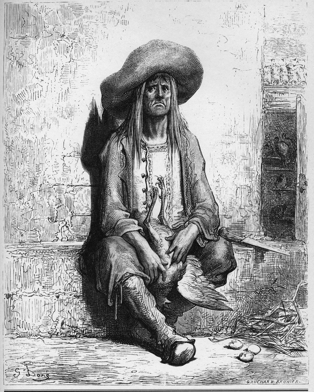 Az aranytojást tojó liba – Jean de La Fontaine meséiből alkotó: Gustave Dore
