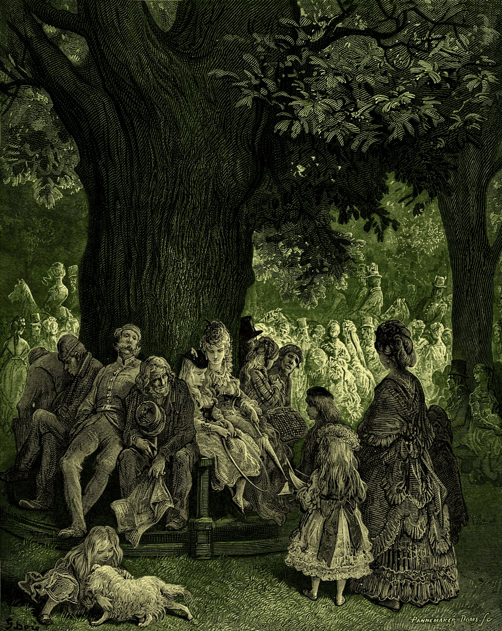 A nagy fa – Kensington Gardens – Gustave Doré alkotó: Gustave Dore