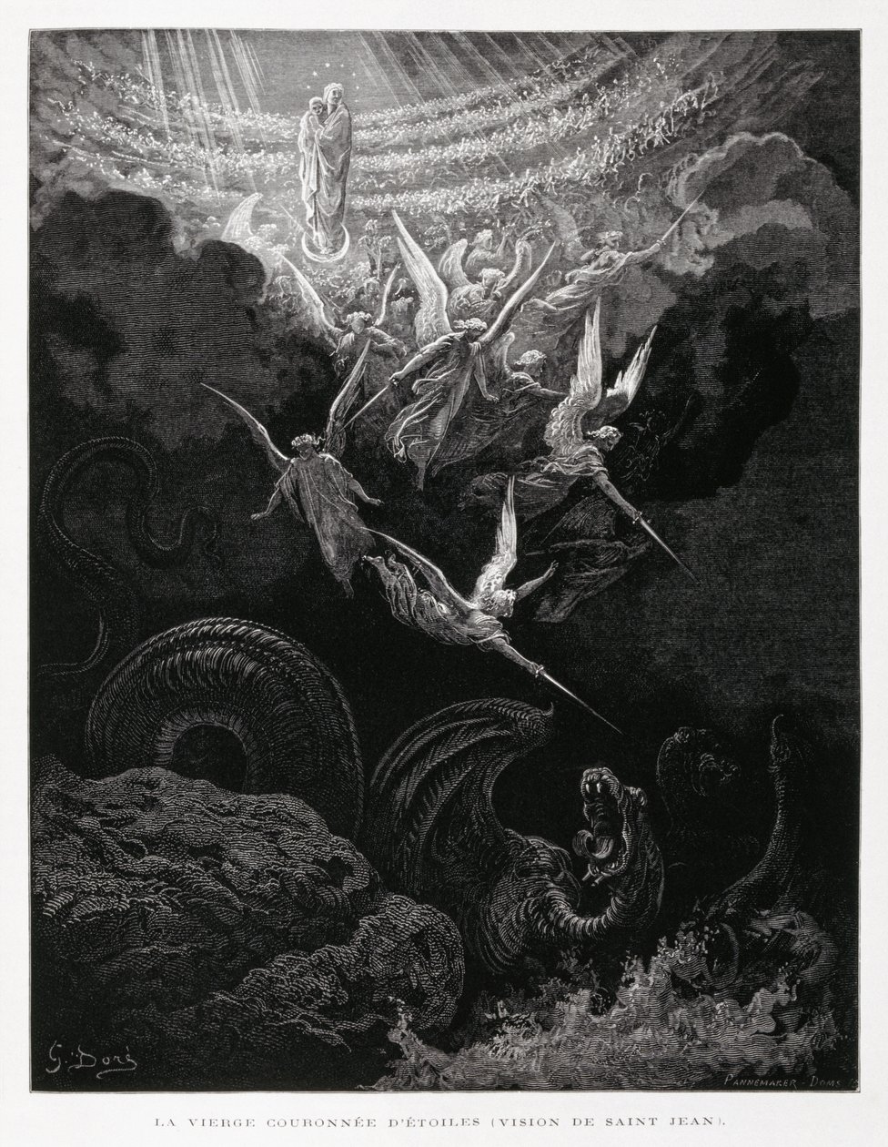 A Szűz megkoronázása alkotó: Gustave Dore