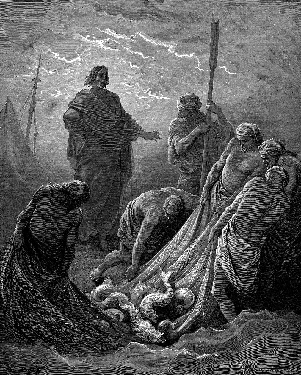 A halak csodás huzata, 1866 alkotó: Gustave Dore