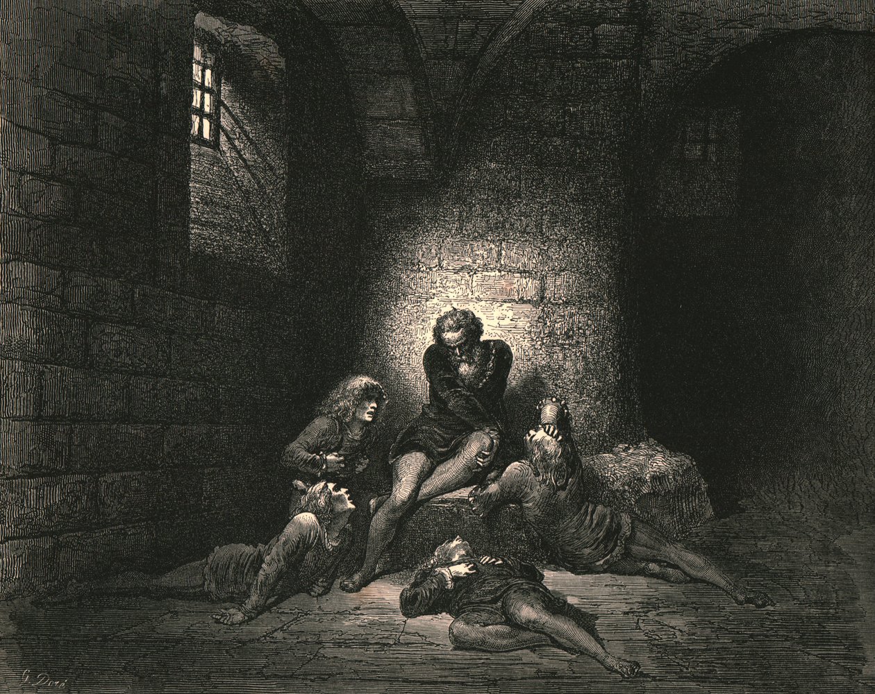Aztán, hogy ne szomorítsam el őket, nyugalomban tartottam a lelkemet, c1890. alkotó: Gustave Dore