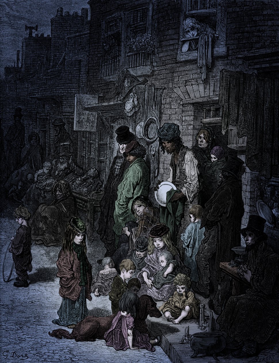 Viktoriánus London – Whitechapel, Doré alkotó: Gustave Dore