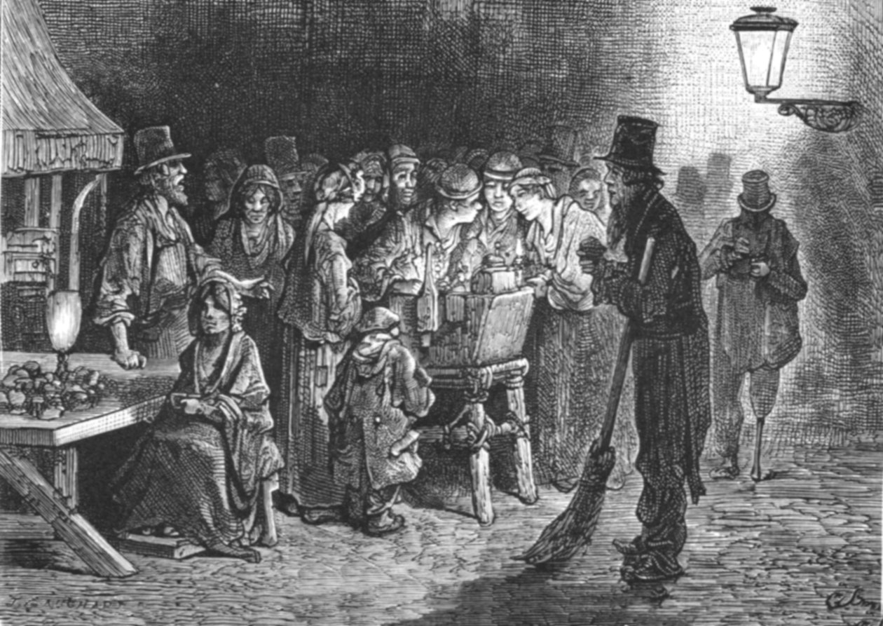 "Fehérkápolni frissítők", 1872. alkotó: Gustave Dore