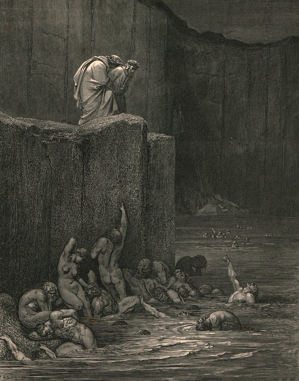 Miért hajolnál így mohón rám, c1890. alkotó: Gustave Dore