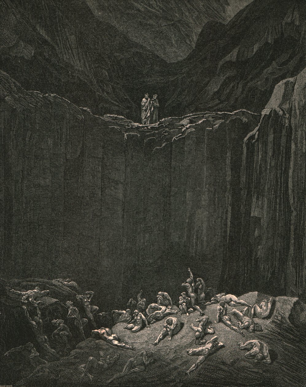 ...mindent felkutató igazságszolgáltatás, a hamisítók megbüntetésére ítélve, 1890. alkotó: Gustave Dore