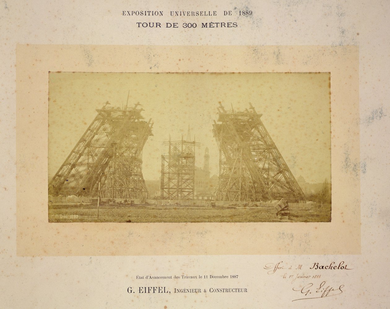 Az Eiffel-torony építése alkotó: Gustave Eiffel