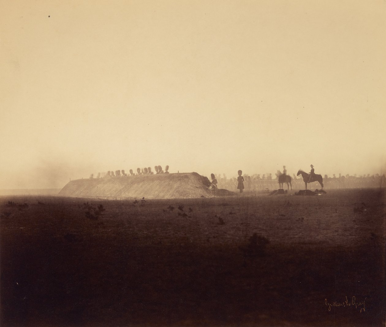 Lovassági manőverek, október 3. alkotó: Gustave Le Gray