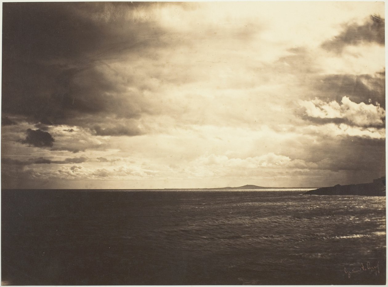 Felhős ég, Földközi-tenger alkotó: Gustave Le Gray