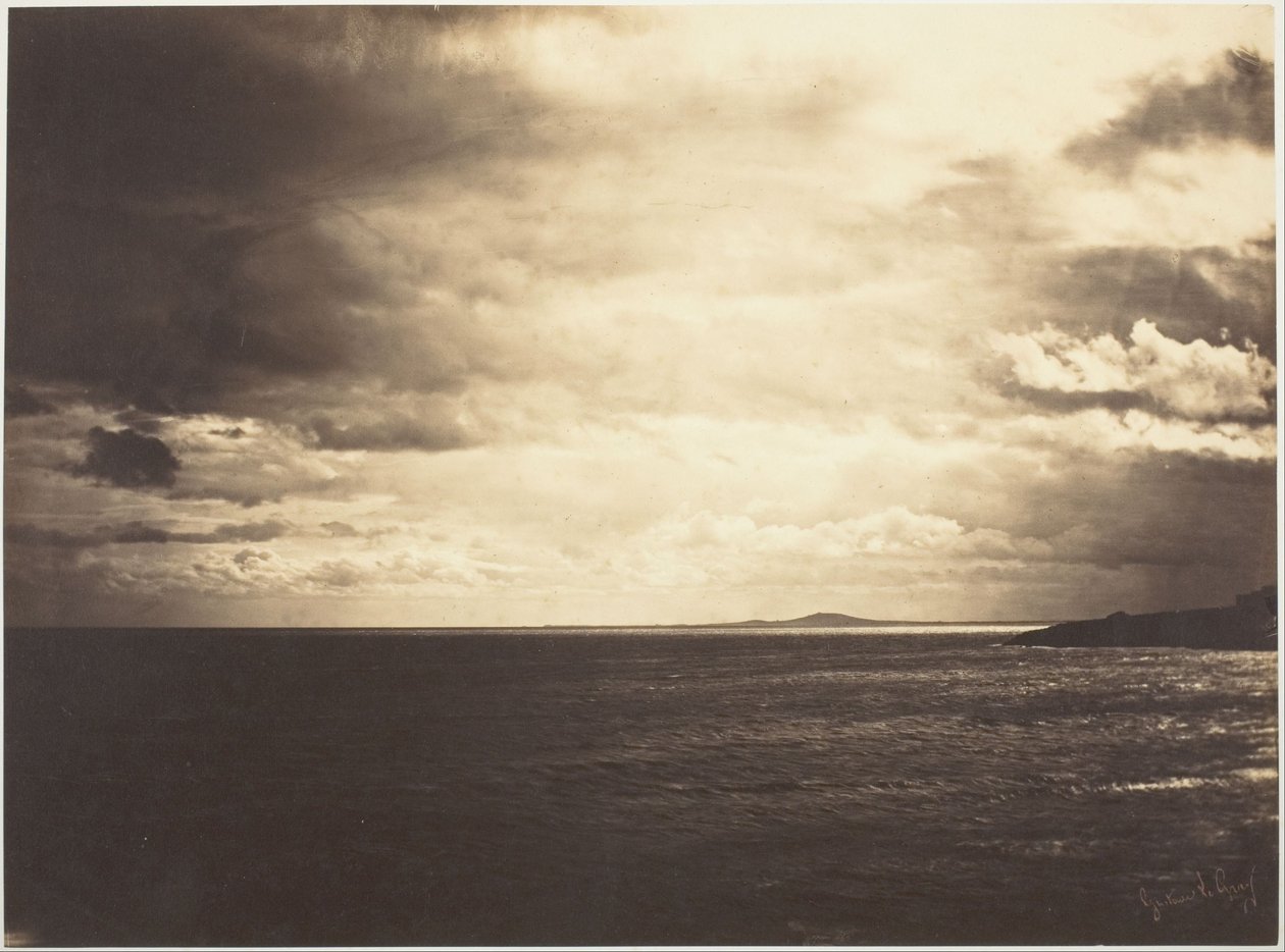 Felhős ég, Földközi-tenger alkotó: Gustave Le Gray