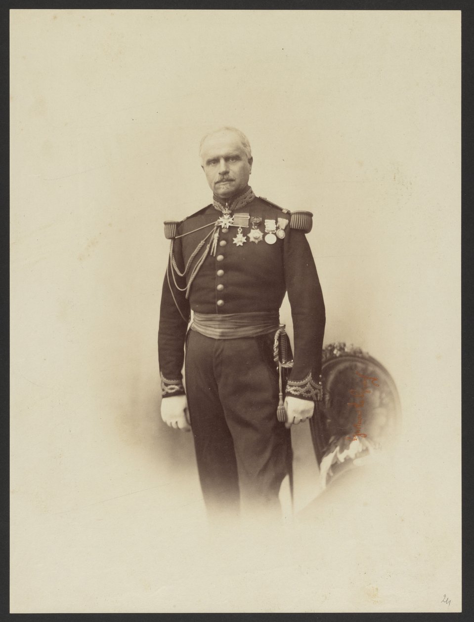 Raoult ezredes alkotó: Gustave Le Gray