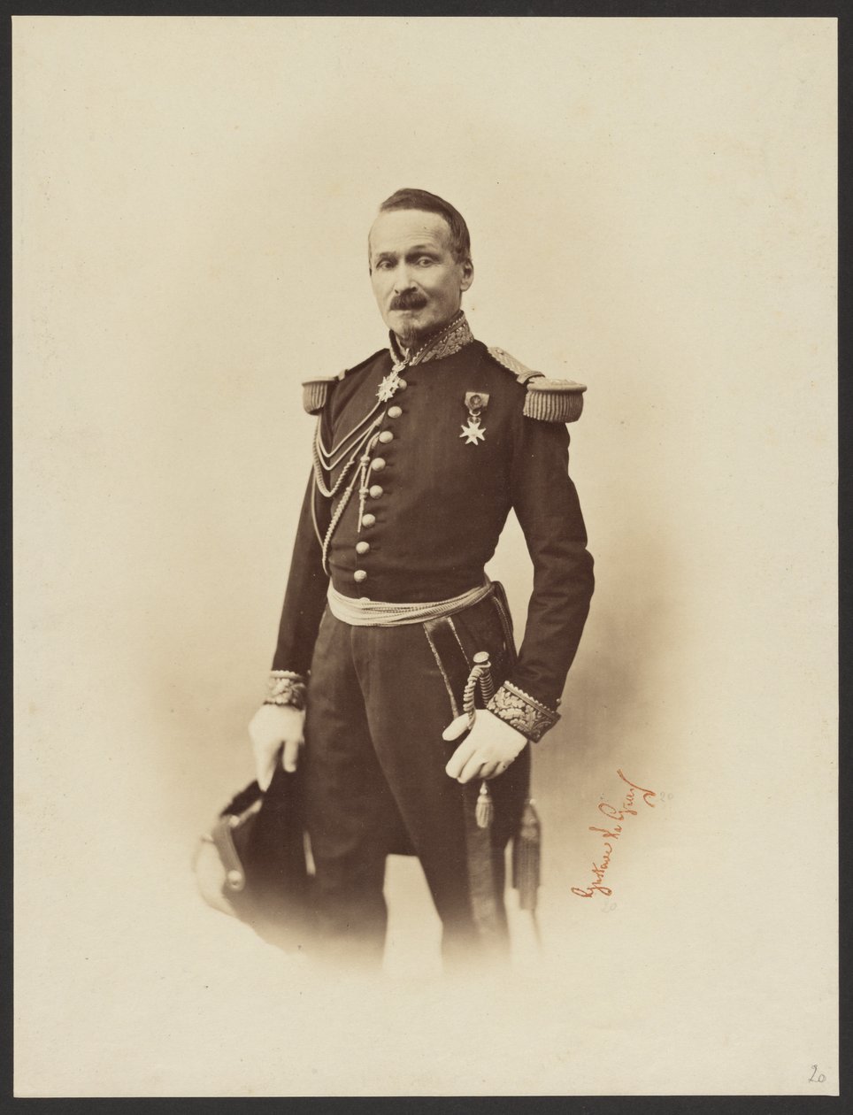 Dupuch de Feletz tábornok alkotó: Gustave Le Gray