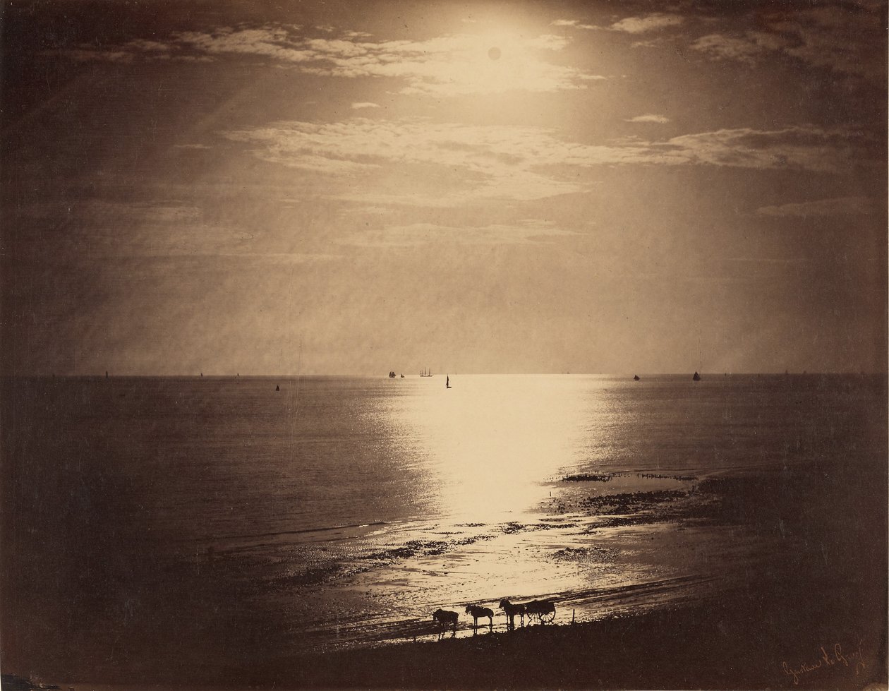 Le Soleil au Zénith - Océan / A Nap a zenitnél, Normandia alkotó: Gustave Le Gray