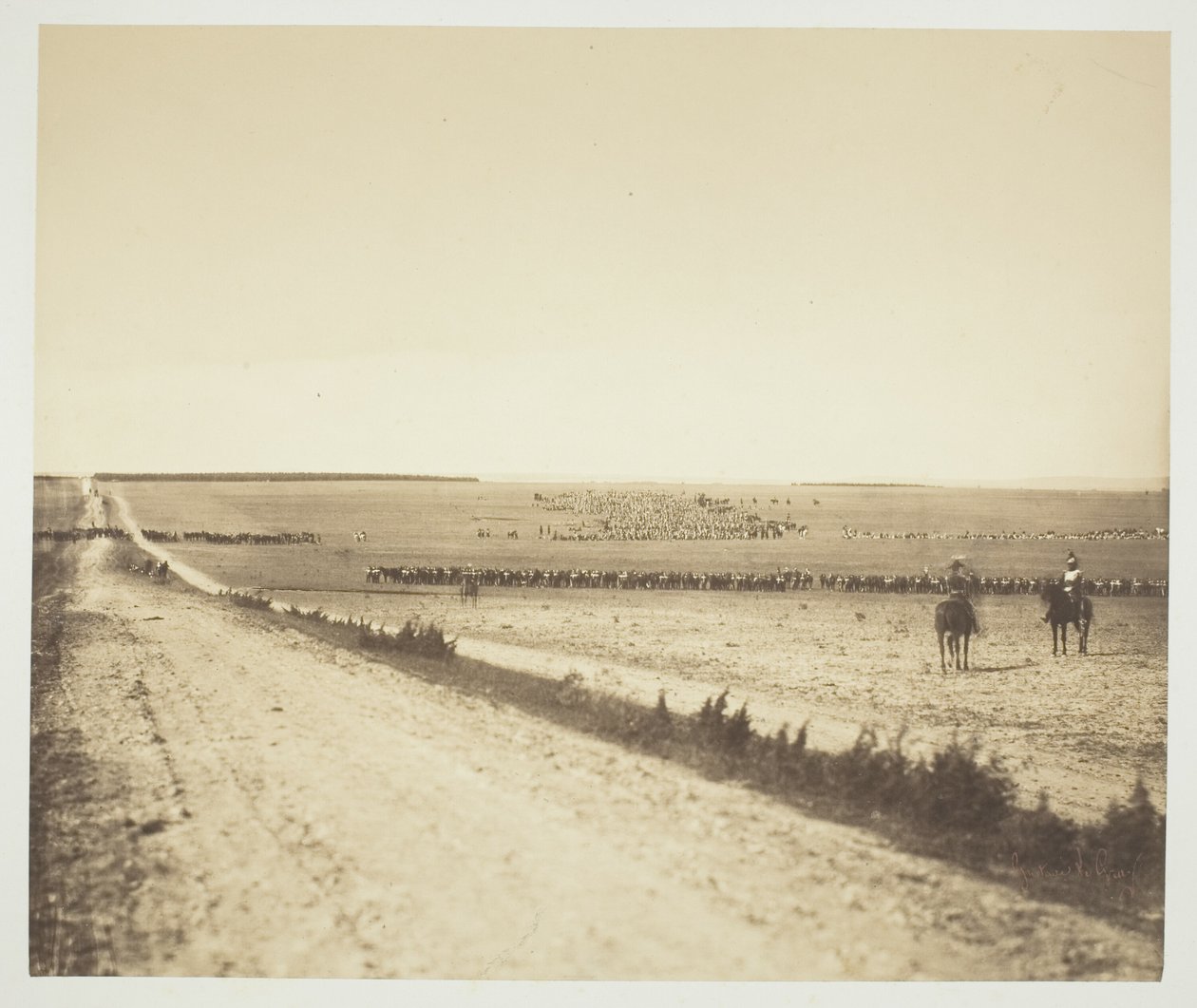 Manőverek, Camp de Châlons alkotó: Gustave Le Gray