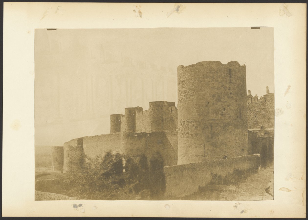 [Carcassone bástyái] alkotó: Gustave Le Gray