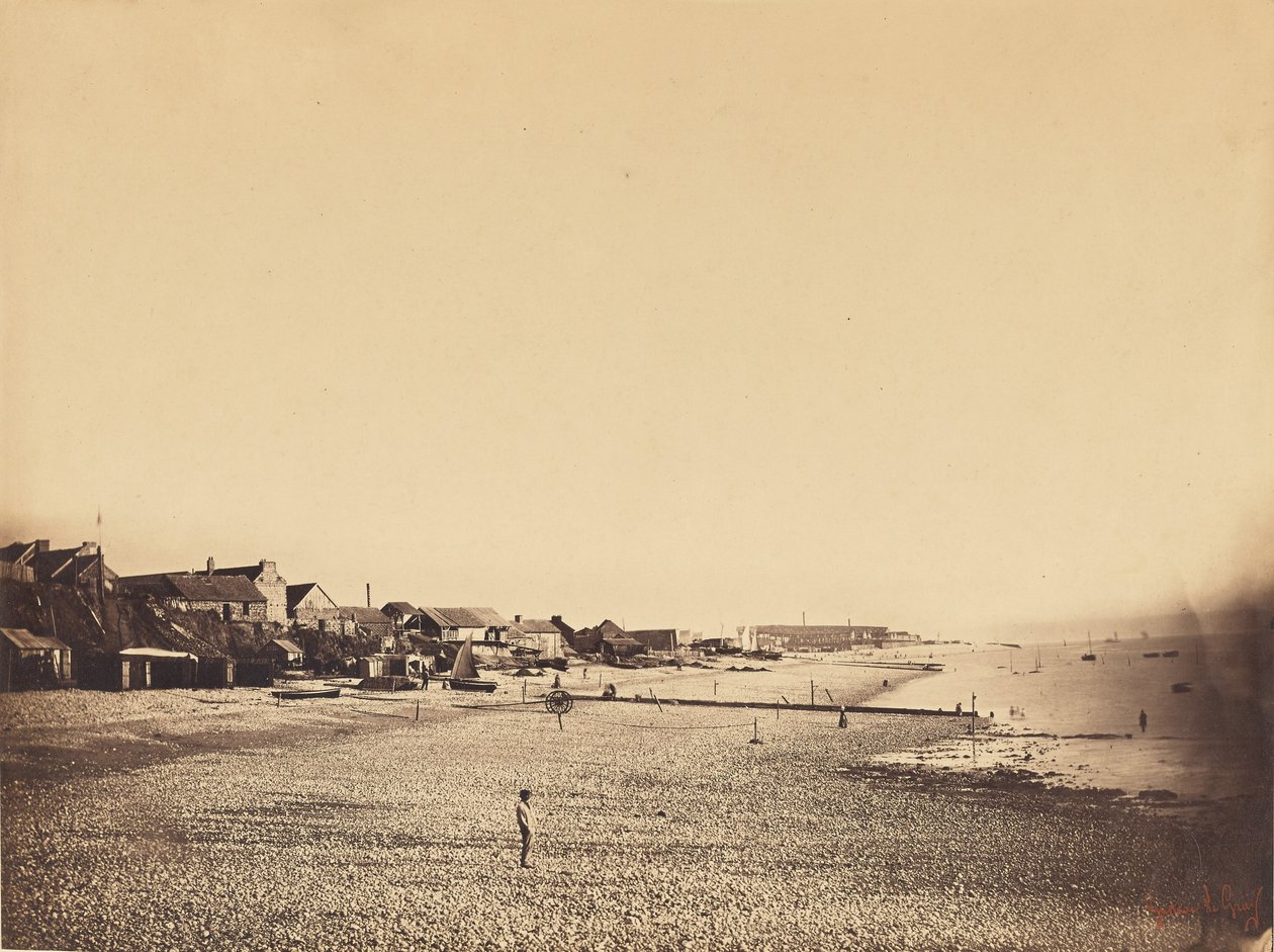 A Saint-Adresse-i strand alkotó: Gustave Le Gray