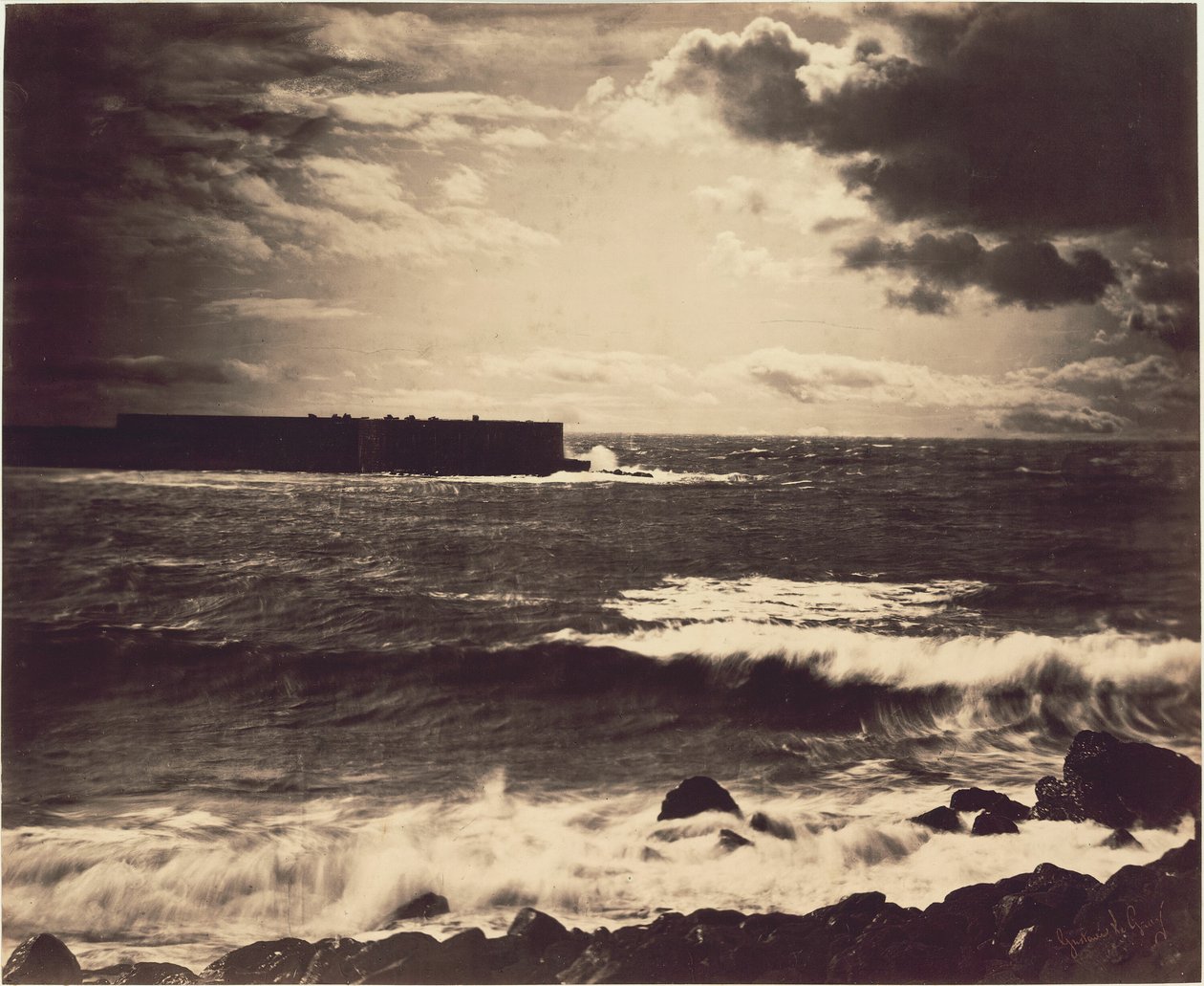 A nagy hullám, Sète, 1857. alkotó: Gustave Le Gray