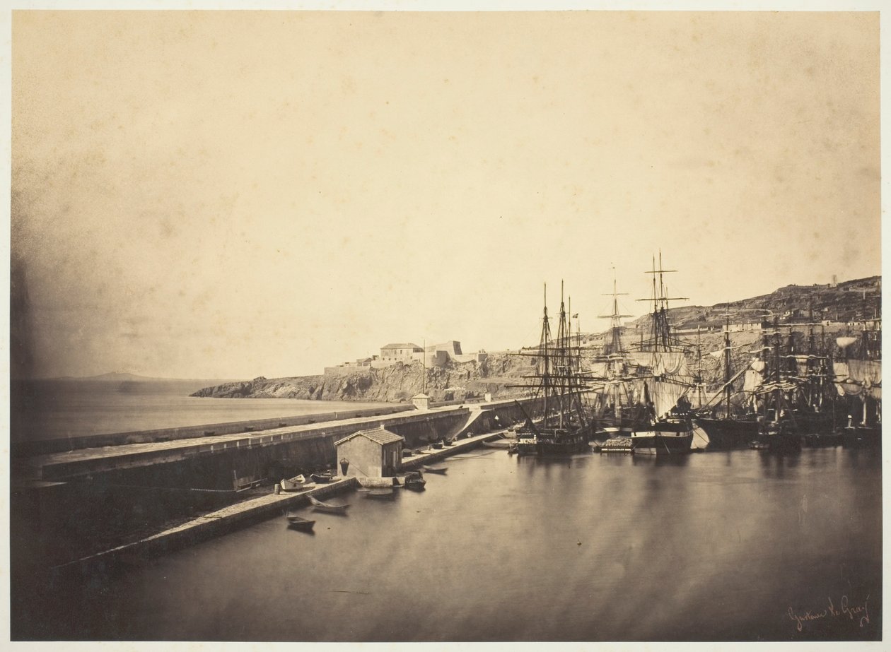 A Sète-i móló alkotó: Gustave Le Gray