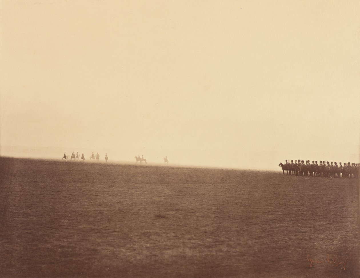 [Csapatok a horizont mentén] alkotó: Gustave Le Gray