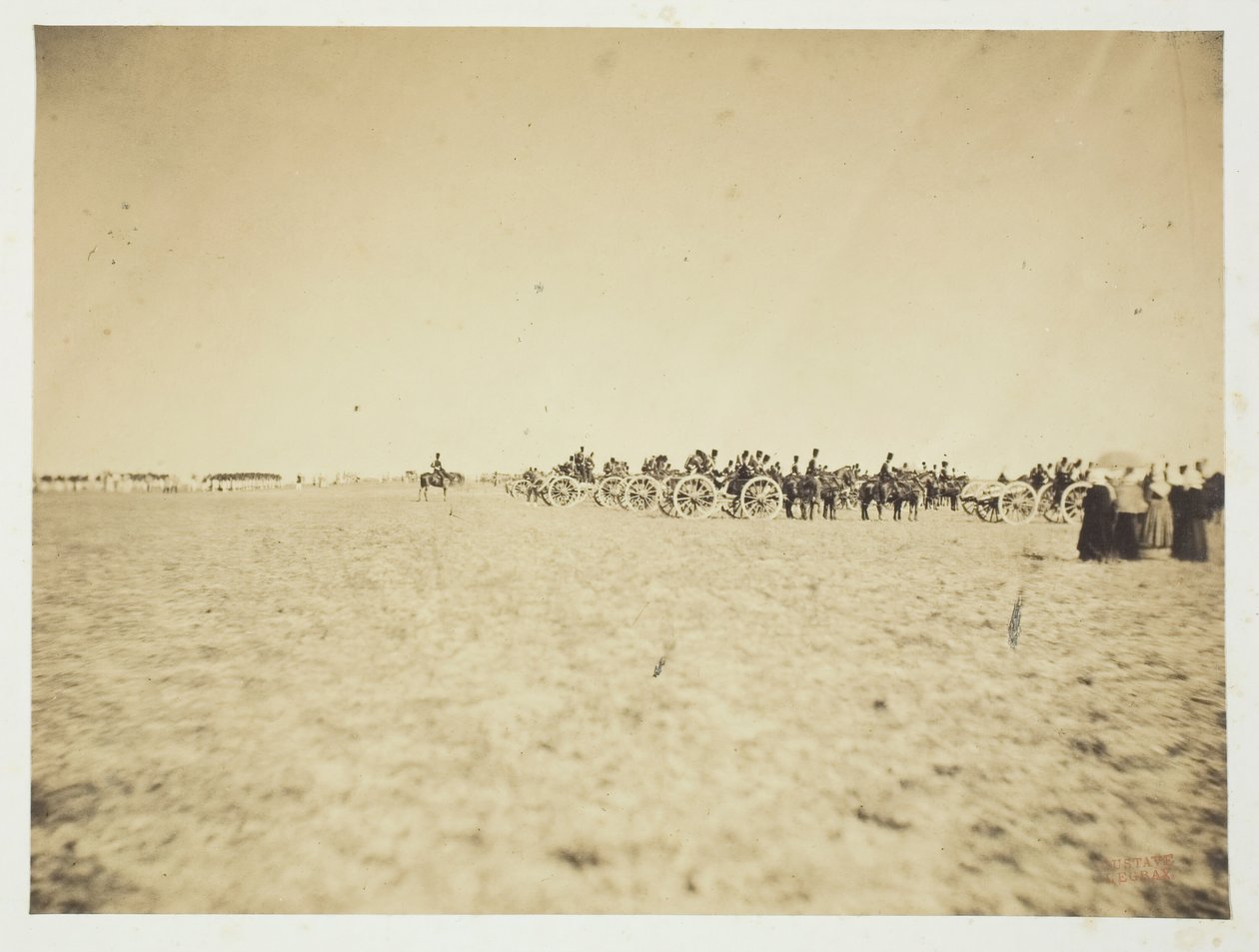 Cím nélkül [tüzérség], 1857. alkotó: Gustave Le Gray