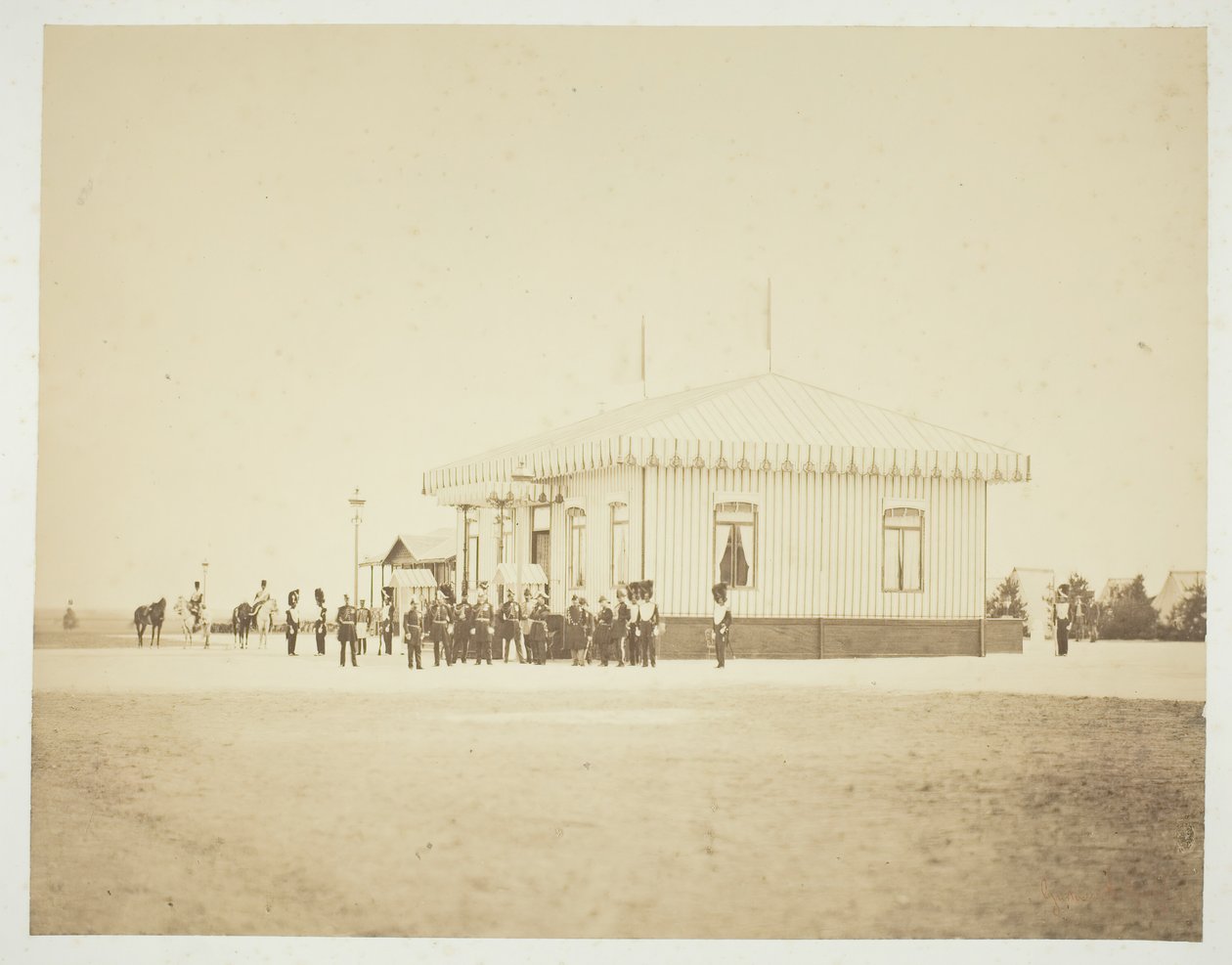 Cím nélkül [tisztek és méltóságok], 1857. alkotó: Gustave Le Gray