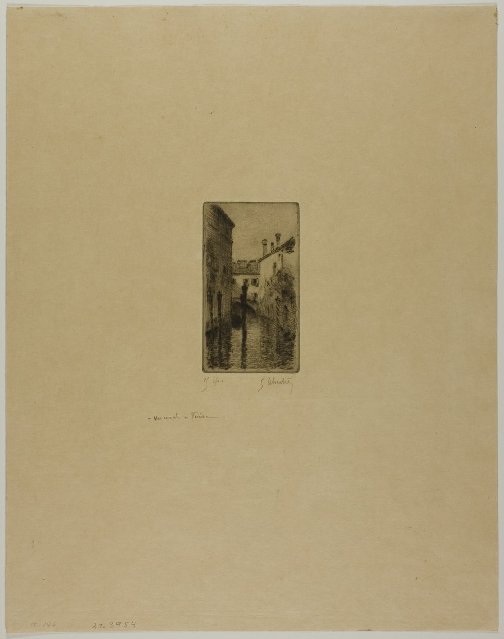 Csatorna Velencében alkotó: Gustave Leheutre