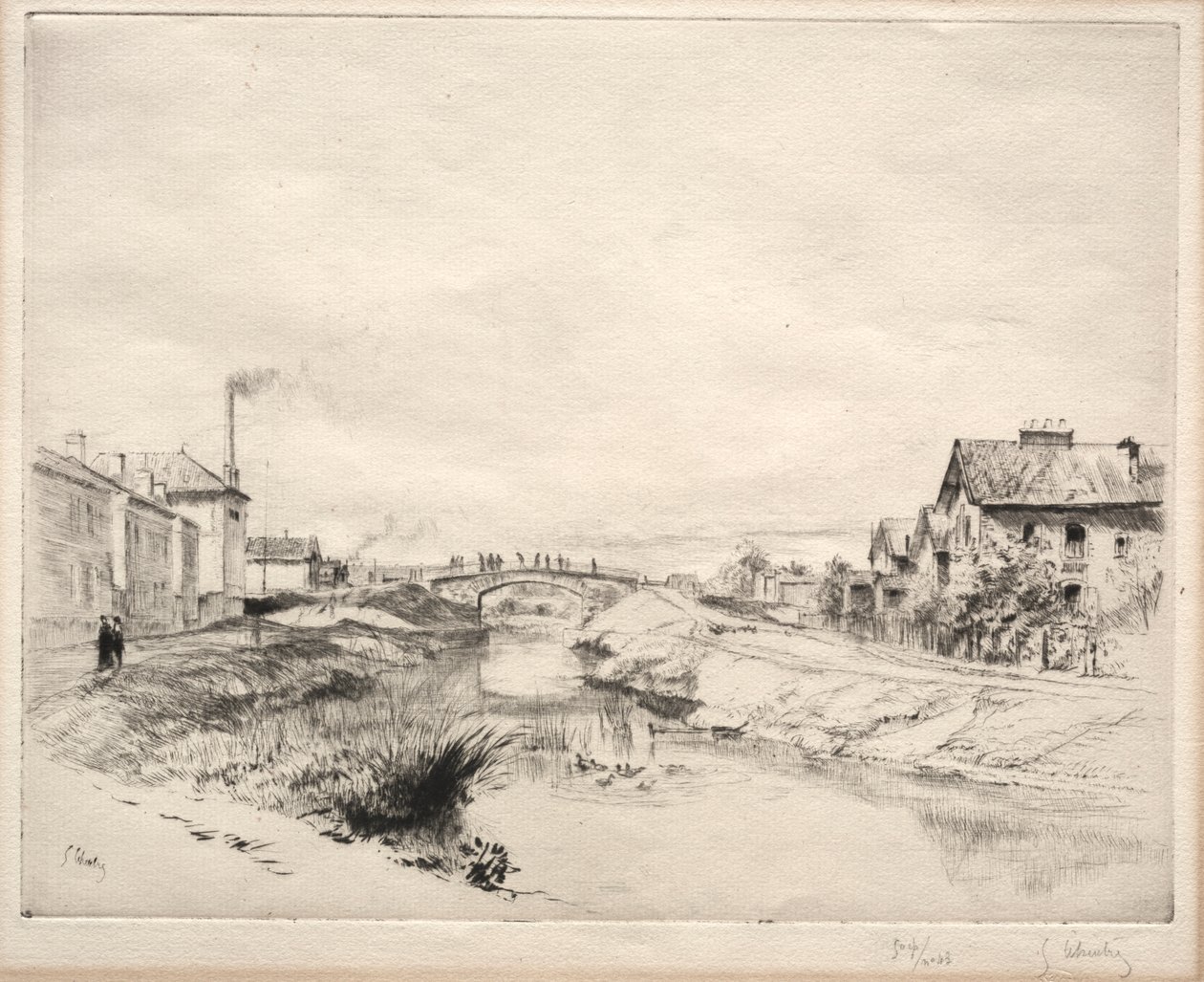 Ipari részleg, Troyes alkotó: Gustave Leheutre