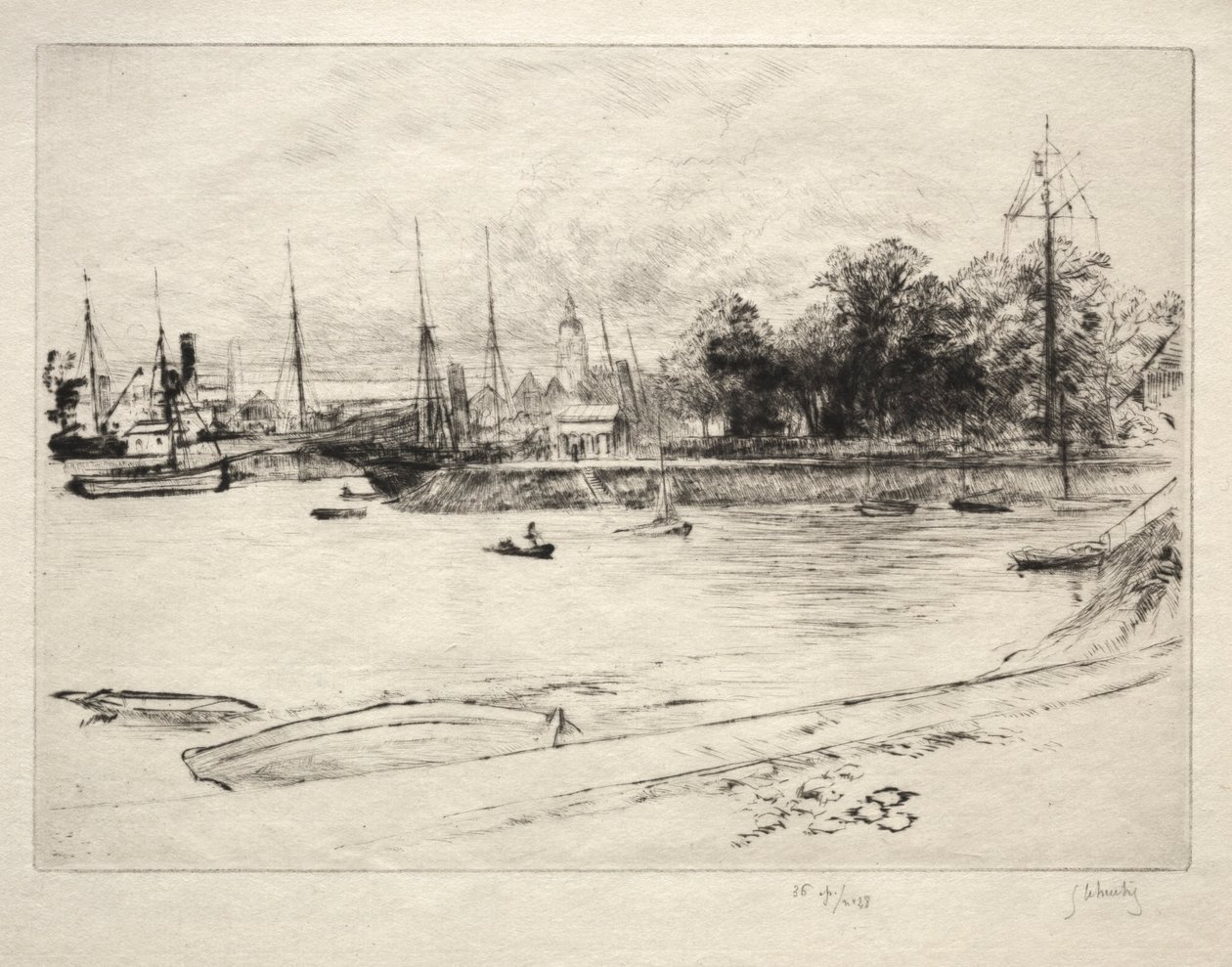 A szemafor kert. alkotó: Gustave Leheutre