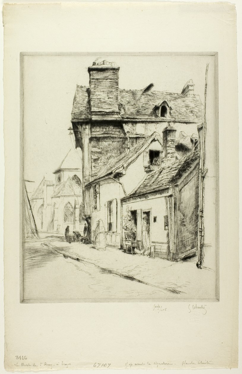Troyes-i Szent Remy apszisa alkotó: Gustave Leheutre