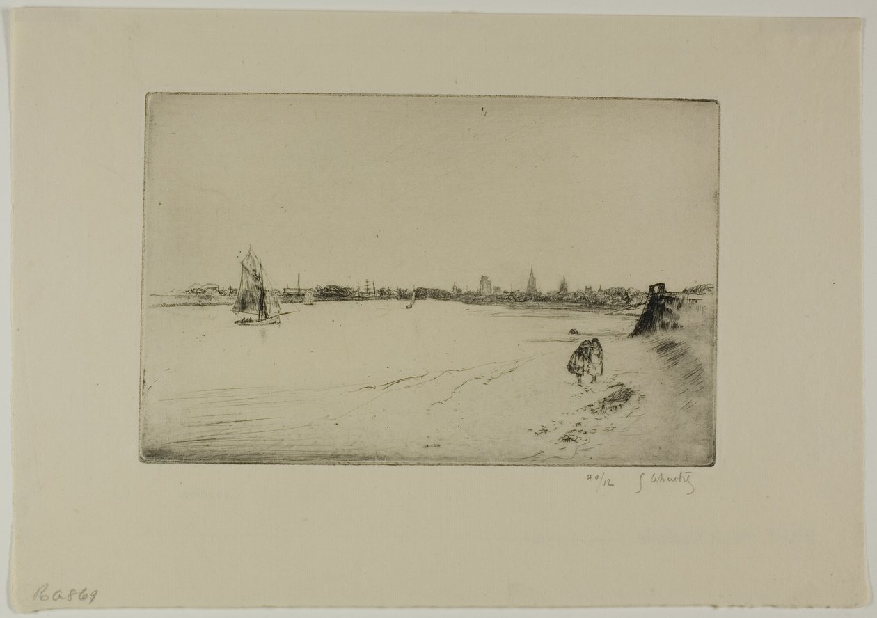 La Rochelle külső kikötője alkotó: Gustave Leheutre