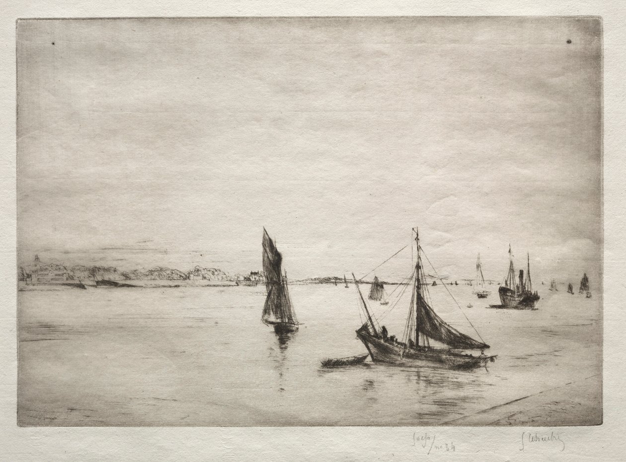 A La Rochelle-i út. alkotó: Gustave Leheutre