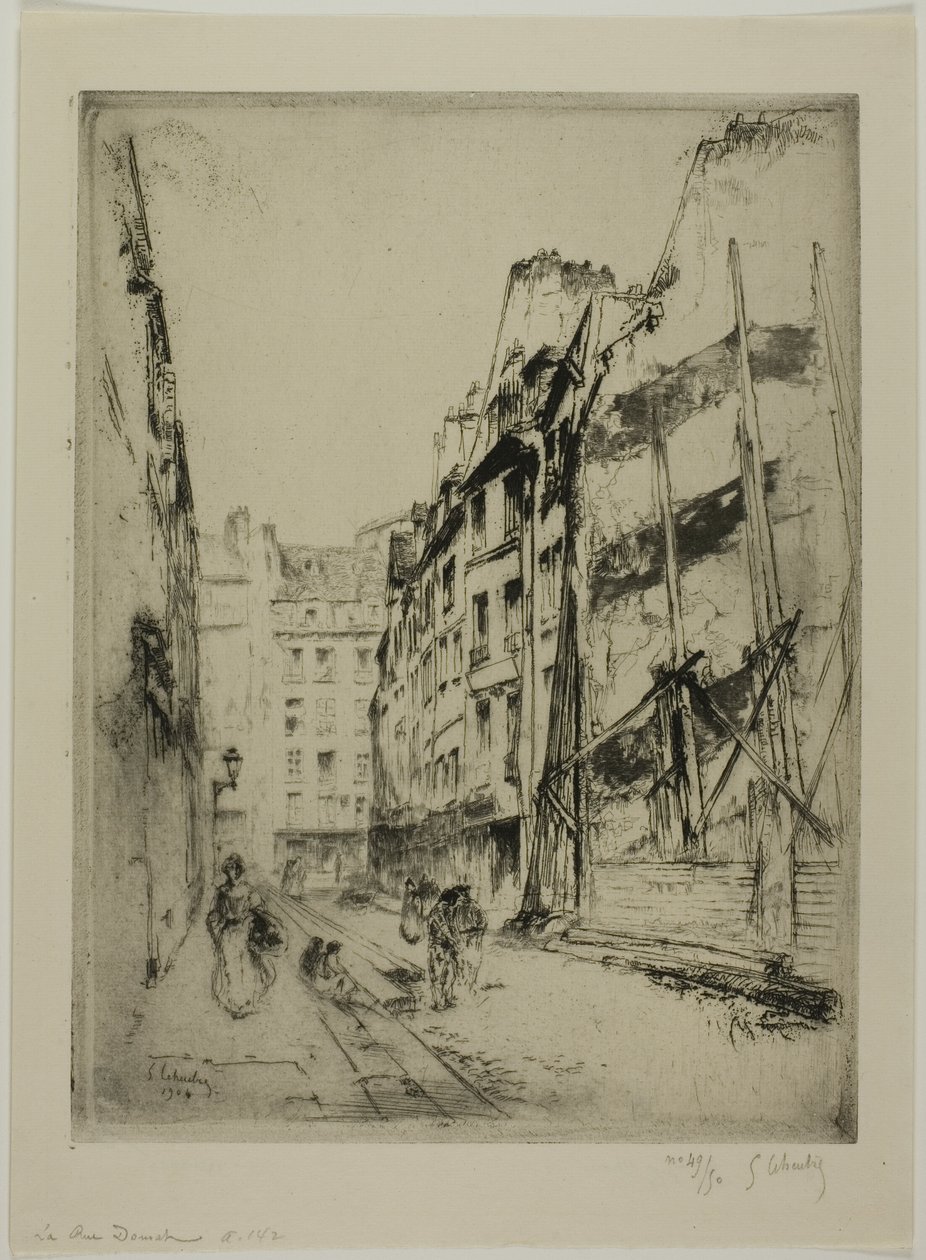 A Rue Domat, Párizs alkotó: Gustave Leheutre