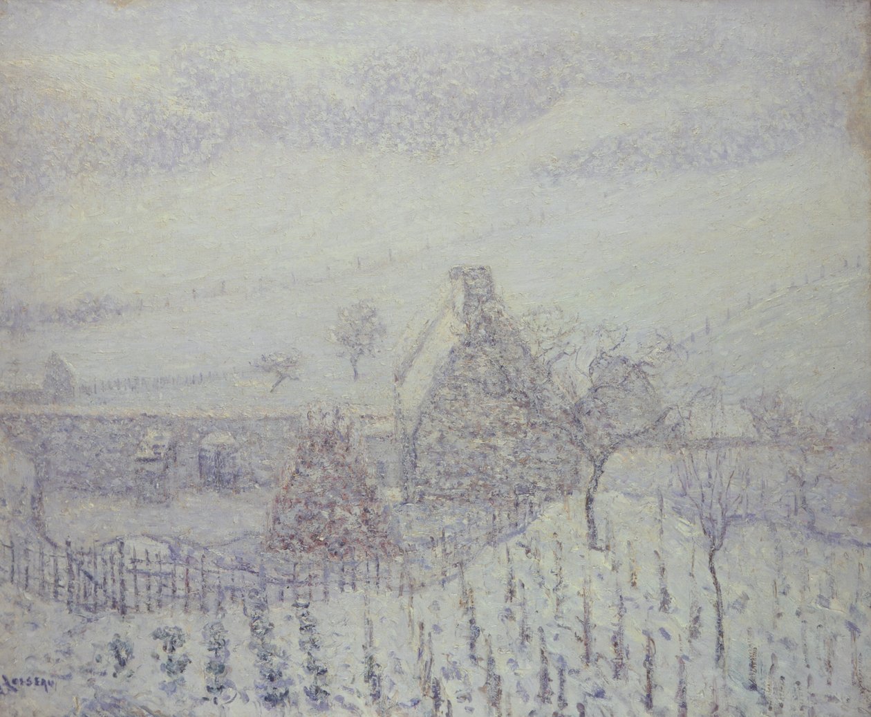 Blizzard Hedouville-ben alkotó: Gustave Loiseau