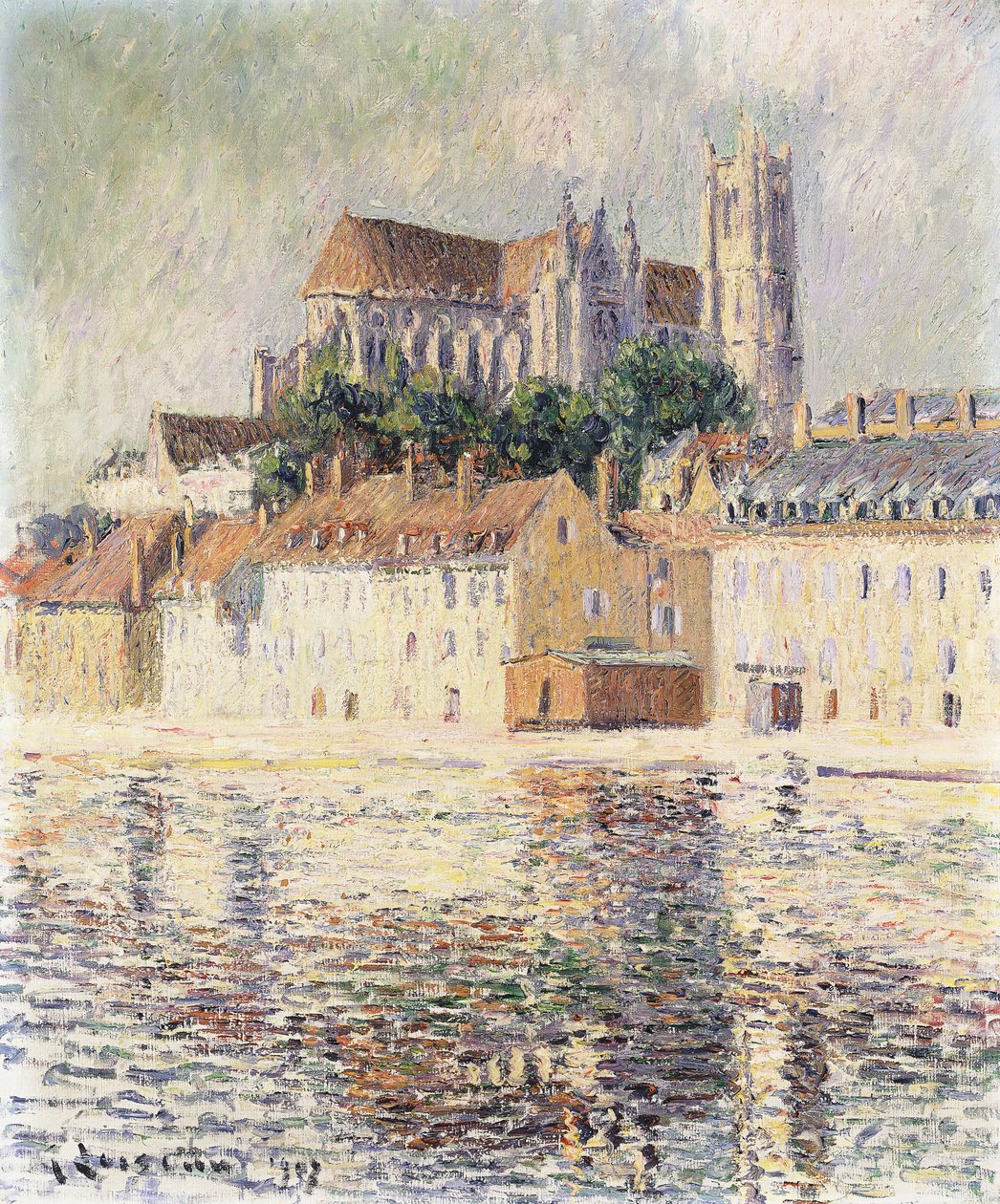 Cathedral D"Auxerre, alkotó: Gustave Loiseau