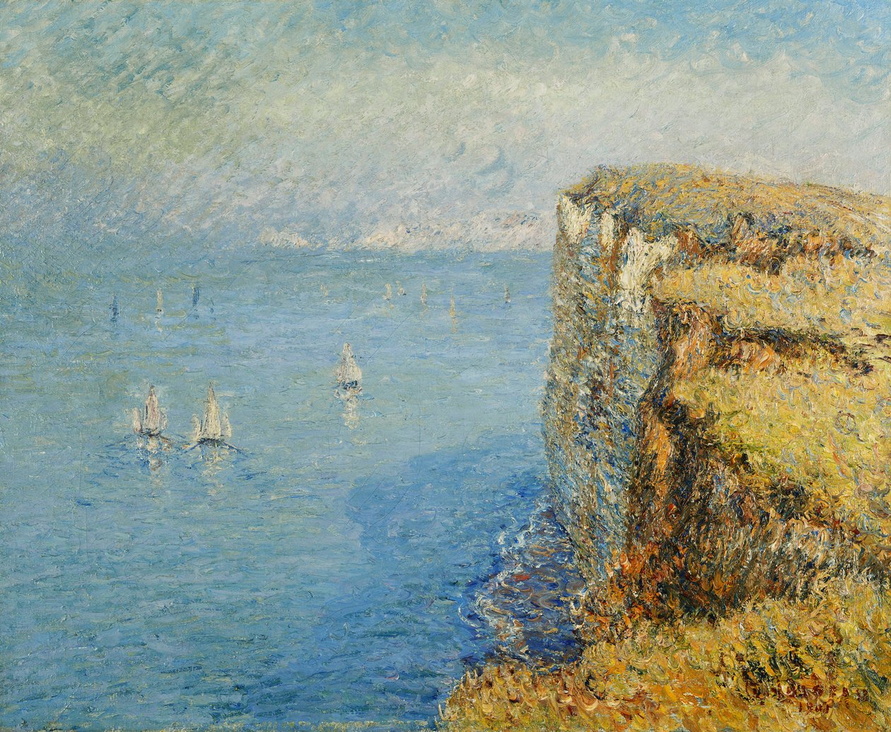 sziklák Normandiában; Sziklák Normandiában, 1901 alkotó: Gustave Loiseau