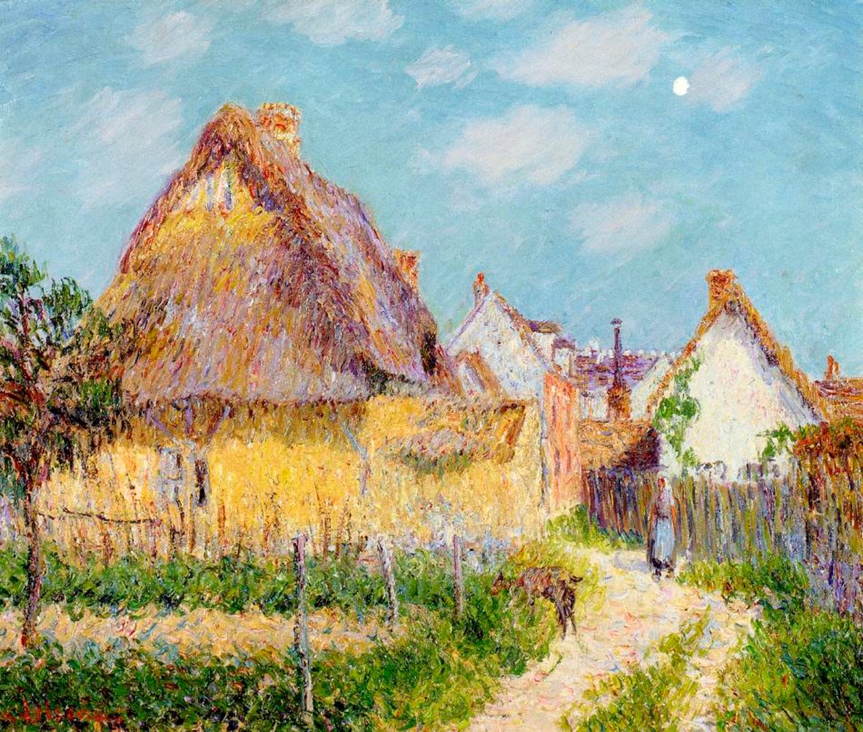 Víkendház Le Vaudreuilban, 1903 alkotó: Gustave Loiseau
