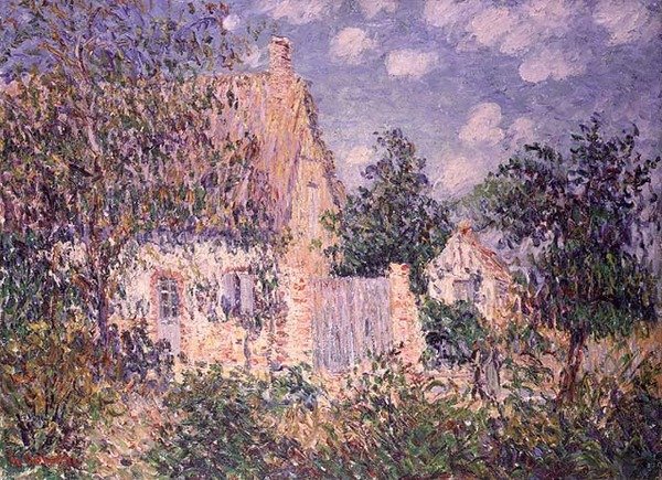 Kunyhó St. Cyr du Vaudreuilban (olaj, vászon) alkotó: Gustave Loiseau