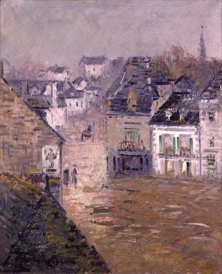 Fine Rain, Pont Aven, 1922 körül (olaj, vászon) alkotó: Gustave Loiseau