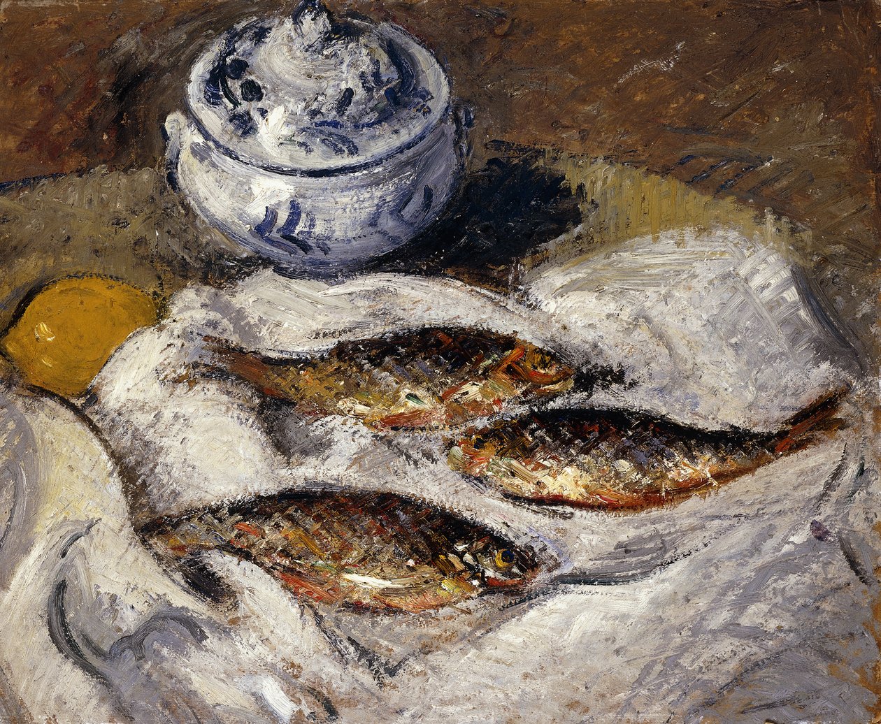 Hering és Tureen; Herings and Tureen, 1925 körül alkotó: Gustave Loiseau