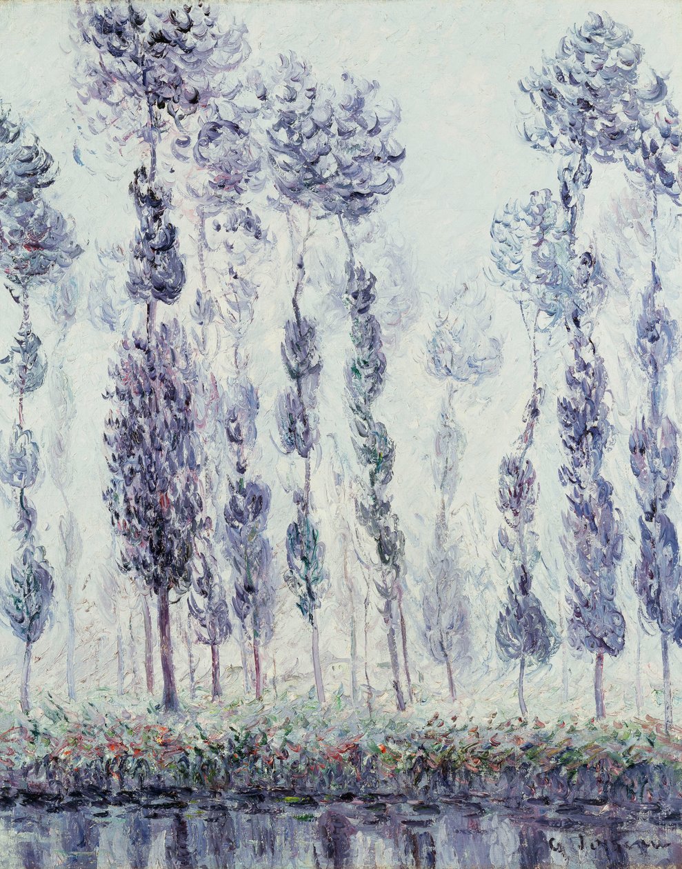 Nyárfák az Eure-n, 1900 alkotó: Gustave Loiseau