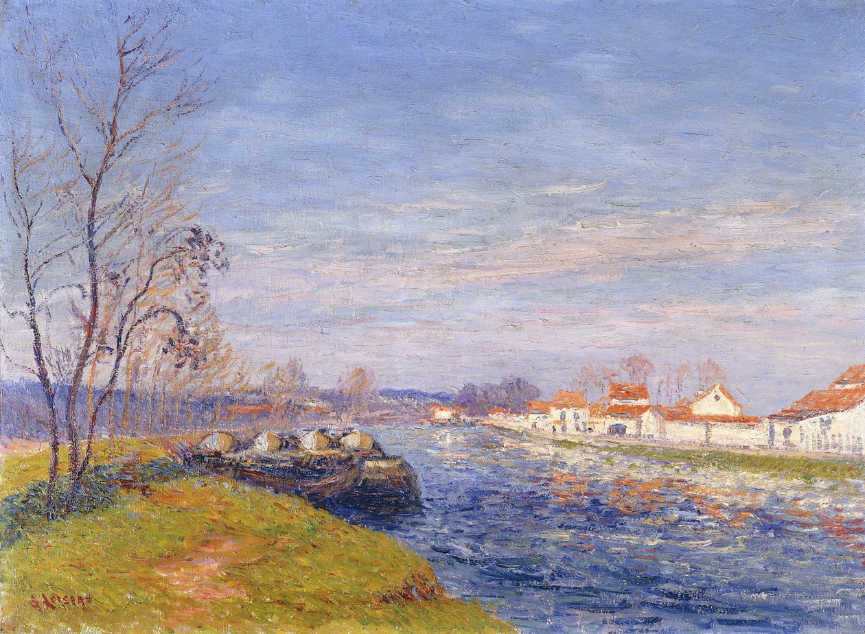 St. Mammes, Moret-sur-Loing alkotó: Gustave Loiseau