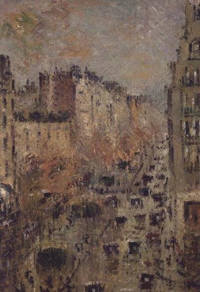 A Raspail körút, 1928 alkotó: Gustave Loiseau