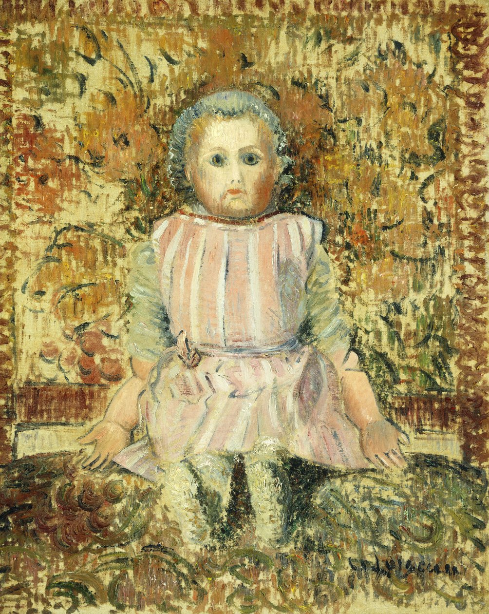 A báb; Le Poupee, 1919 körül alkotó: Gustave Loiseau