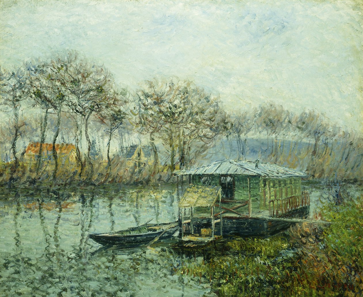 A Szajna Port Marley-ban; La Seine és Port Marley, 1902-1903 alkotó: Gustave Loiseau