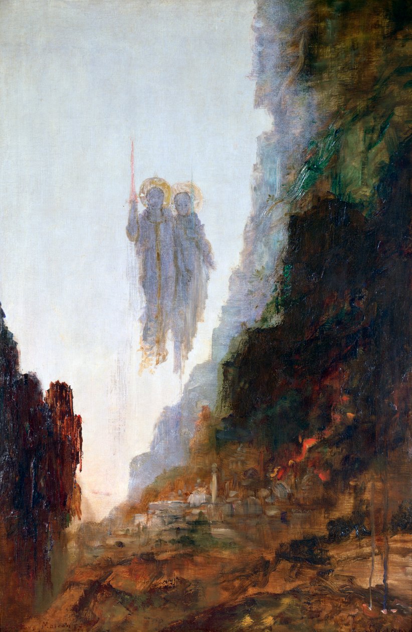 Szodoma angyalai, 1846-1898 alkotó: Gustave Moreau