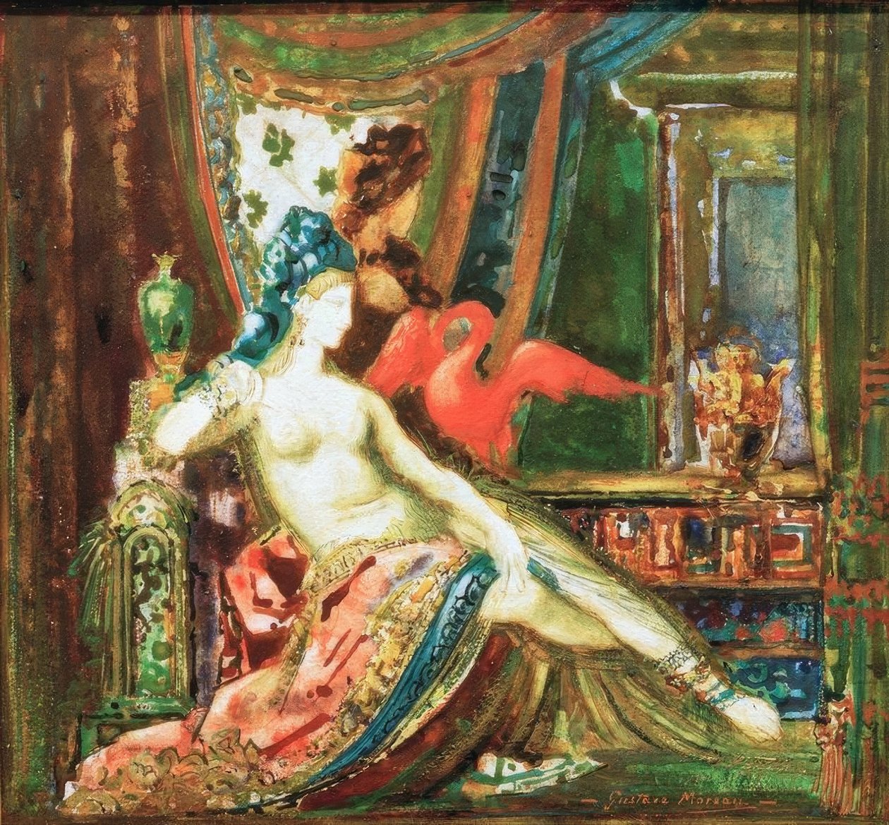 Ibis Delilah alkotó: Gustave Moreau