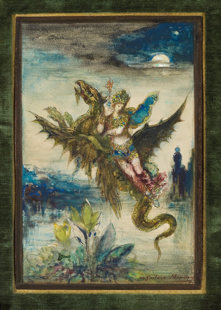 A Kelet álma vagy a Peri, 1881 körül alkotó: Gustave Moreau