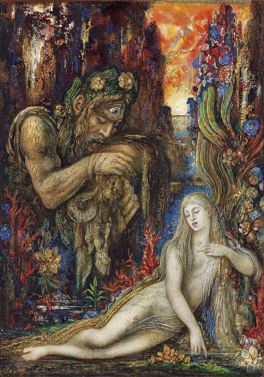 Galathea, 1896 körül alkotó: Gustave Moreau